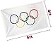 Olympics Flag Olympic Games Yard Flags Olympic Rings Indoor and Outdoor Flags & Banners 3x5 Feet