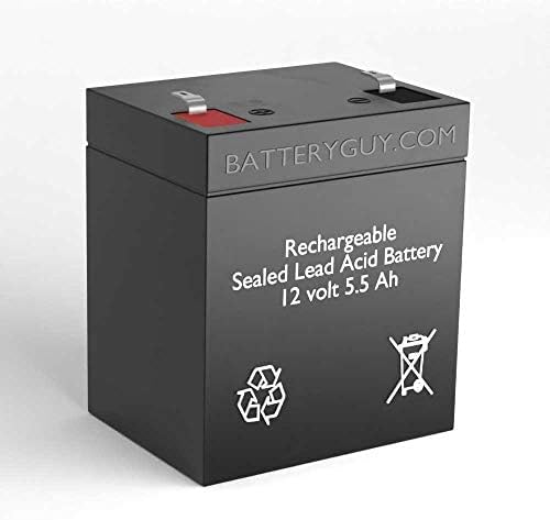 SP12-5.5HR Battery. Battery Replacement 12V 5.5Ah SLA Battery Brand Equivalent (Rechargeable, High Rate) - Qty of 1