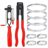 RealPlus CV Joint Boot Clamp Pliers, Car Banding Tools Kit Set Ear Boot Tie Pliers, Automotive Hose