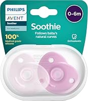 Philips AVENT Soothie, 0-6 Months, Pink, 2-Pack, SCF099/22