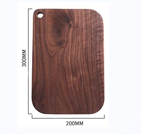 NTMD Chopping board cutting boards kitchen meat Chopping board,Black Walnut Whole Wood Kitchen Cutting Board Solid Wood Rootstock Lacquerless Fruit Chopping board Kitchen cut kitchen stuff