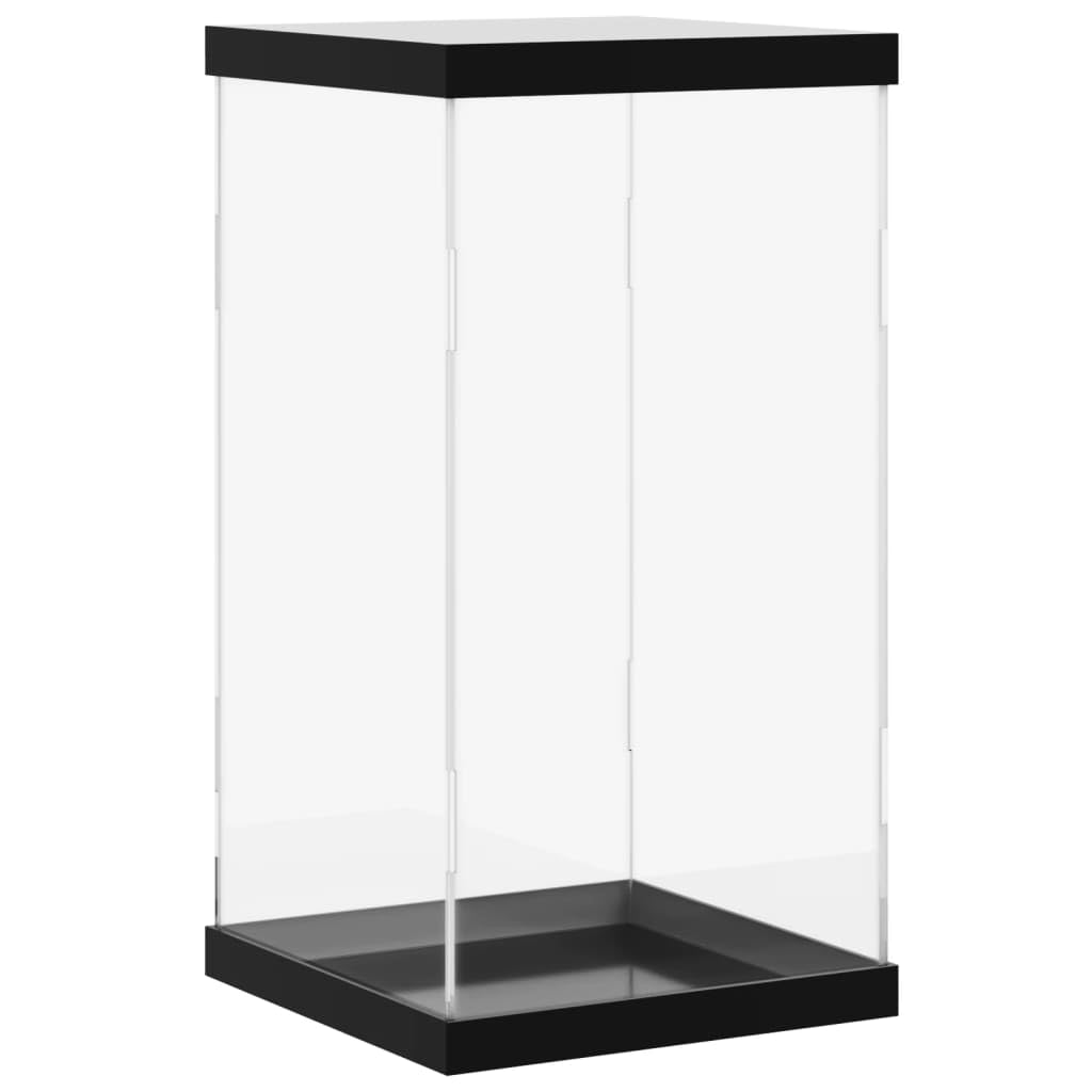 vidaXL Display Box, Display Case for Home Museum, Acrylic Box for Toy Handicraft Souvenir Model, Plastic Showcase, Transparent Acrylic