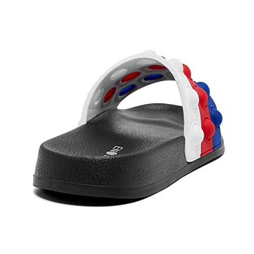 Image of Engtoy Kid Boys Girls Slides Sandals For Kid Unisex Child Slippers Lightweight Non-slip Open Toe comfort Shower Beach Funny Slide Sandals
