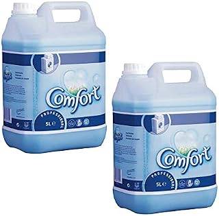 Comfort Professional Fabric Softener, Original, 5 Litre, Pack of 2[90 washes]