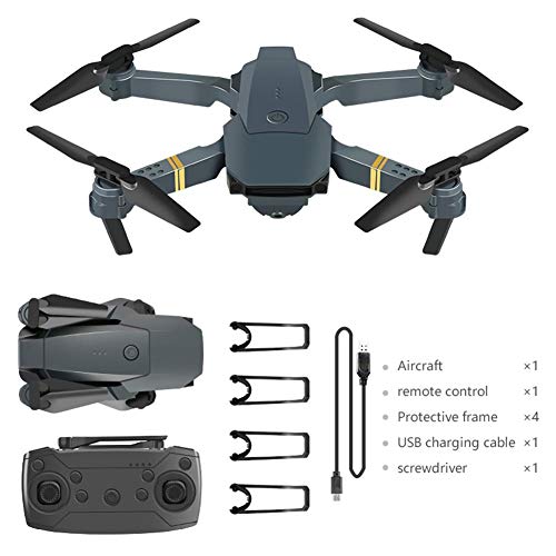 E58 Foldable Drone with 4K HD Camera, Multiple-Functions RC Quadcopter with Altitude Hold, RC Drone Remote Control Aircraft Live WiFi Flying Aerial Photography