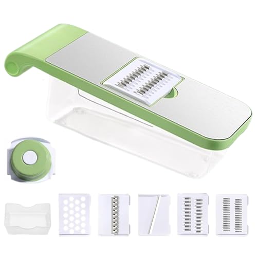 Rallador De Zanahorias,Picador Multiusos De Patatas - Rallador de Alimentos para Repollo Ensaladas Frutas Cocina Diaria Hogar Acampada