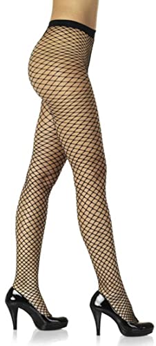 Meia Calça Loba Arrastão Fashion 5095-001 Preto UN