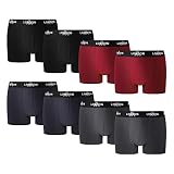 FM London (8er-Pack) Herren-Boxershorts mit elastischem Bund | Weiche Boxershorts Herren mit HyFresh-Technologie für Geruchsschutz, Stretch-Fit Herrenunterwäsche für den Alltag