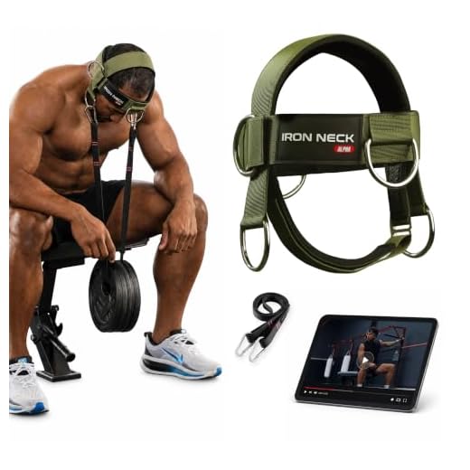 Iron Neck Alpha Harness - Improve Neck Strength, Optimize Neck Workouts - Advanced Adjustable Head and Chin Strap - The Ultimate Neck Trainer for Home and Gym Use - Quality Neck Strength Solution