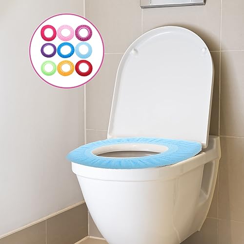 Cojines calientes para asiento de inodoro VALICLUD protectores de baño 8
