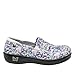 Alegria Keli Womens Slip On 40 M EU WhiteFloralButterfly