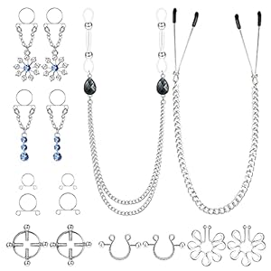 Kakonia CPR161-A Brustwarzenklemmen Set 13-teilig