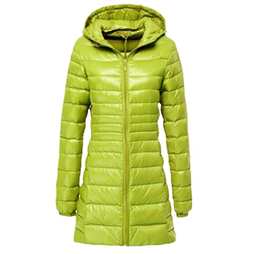 Doudoune longue ultra légère femme duvet de canard chaud isolant