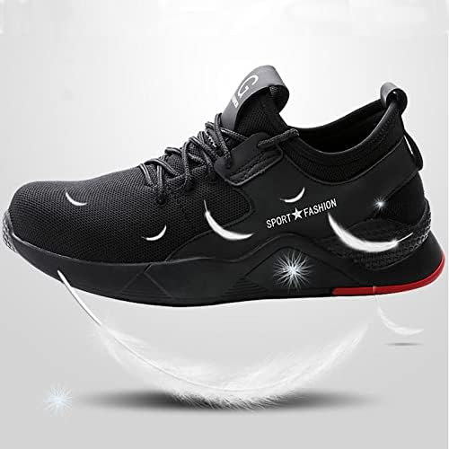 JXpxbao Sicherheitsschuhe Mit Stahlkappe - Leichte Arbeitsschuhe Für Herren & Damen