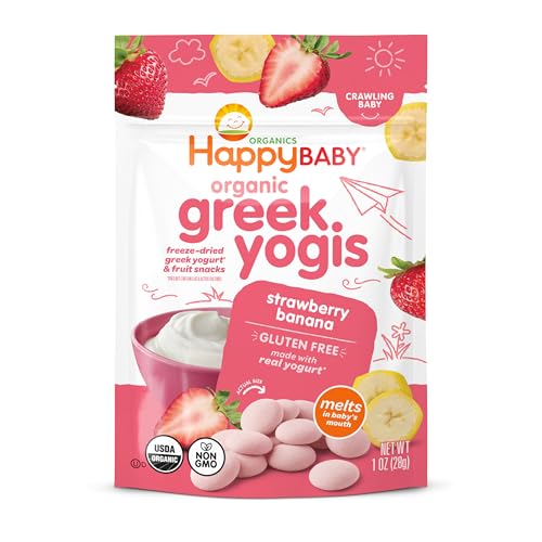 Happy Baby Organics Baby Snacks, Greek Yogis...