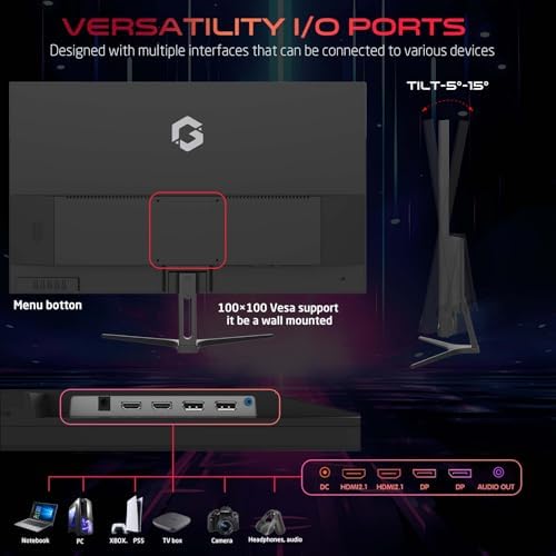 GAMEON GOAE27QHD165IPS Pro 27" QHD, 165Hz, MPRT 0.5ms, PS5 Destekli, Hızlı IPS Siyah Oyuncu Monitörü - Görsel 4