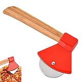 [Ampliamente utilizado] Este cortador de pizza creativo en forma de hacha hace que cortar pizza sea más interesante. ¡Se puede usar para cortar pizza, masa, pasteles, sándwiches, waffles, crepes, panqueques, lasaña y más!