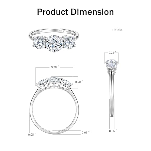 IGI Certified LAB Grown Diamond Eternity Rings Wedding Band 14k White Gold by LynChoe - Used condition - Image 4