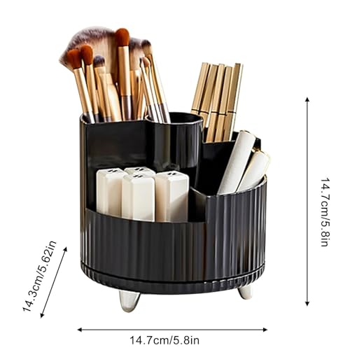 Support pour pinceaux de maquillage, rotation à 360°, récipient de – vue 2