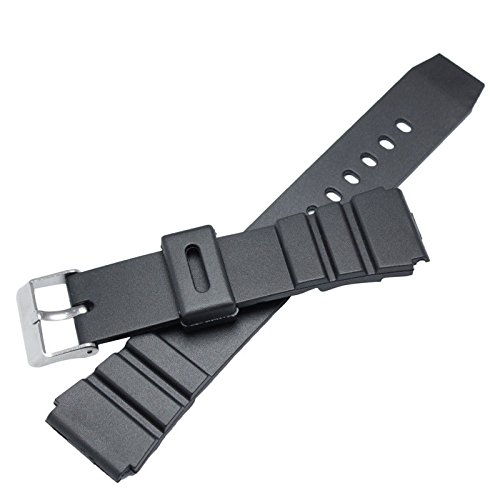 g24 22mm Replacement Black Diver Rubber Watch Band Strap fits G-Shock AMW-320 AMW-330 AD-520 MD-705 | Gshock AMW320 AMW330 MD705 | G Shock AMW 320 330 MD 705