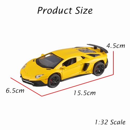 Modelo a escala 1:32 Lambo Aventador de juguete miniatura 3