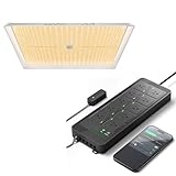 MARS HYDRO TS 3000 420W LED Grow Light for Indoor Plants Full Spectrum Commercial Grow Daisy Chain Plant Growing Lamp and iHub-Pro, 10AC Power Strip Kit, 10-Outlet All-in-One Smart Grow Room Hub