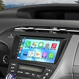 (4G RAM+64G ROM) Car Radio for Toyota Prius 2010-2015,9 Inch Prius Stereo Support Carplay/Android Auto,GPS Navigation& Bluetooth,Backup Camera & SWC