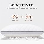 Svarvns Standard Size Pillows 2 Pack, Hotel Quality Bed Pillows with Premium Support, Breathable Pillows for Side, Back and Stomach Sleepers, No Odor, White