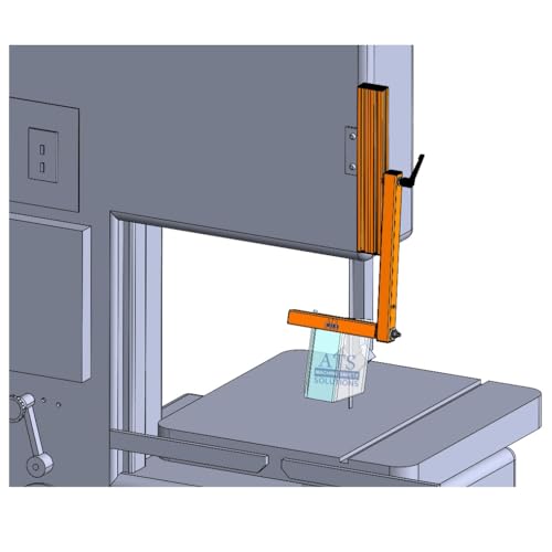 ATS VB-ES1 Vertical Band Saw Guard | High-Visibility Safety Shield for 15"+ Saws | Adjustable 7" Lexan & Aluminum Frame | Made in USA - Thumbnail 3