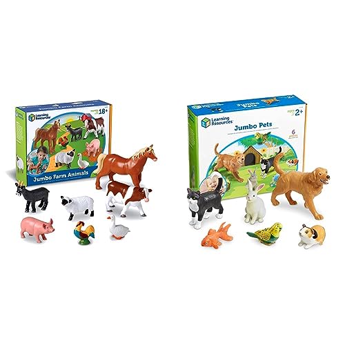 Animaux de la ferme et domestiques géants Learning Resources pour enfant