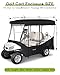 WEIMELL Golf Cart Enclosure 4 Passenger for Club Car Tempo Onward Precedent Extended Roof 88