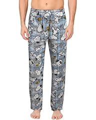 Grey Plaid Dancing Snoopy Print