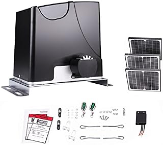 TOPENS DK1000S Automatic Sliding Gate Opener Solar Kit Sliding Gate Motor for Heavy
