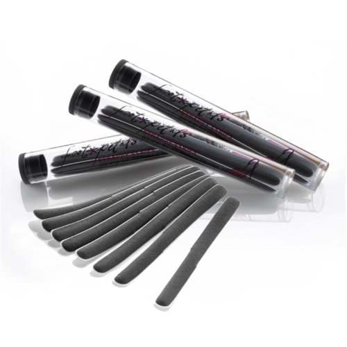 Foot Petals Strappy Strips Triple Pack,Black Iris,one size