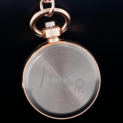 Lindo relógio de bolso de quartzo com design de tema de filme, requintados para mulheres, homens, cr