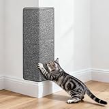 ENONCI​ Corner Cat Scratcher Wall Mounted for Indoor Cats, Cat Scratcher Pad for Door Frame, 19.6X9.8 Inch Anti Cat Scratch Door Furniture Protector for Couches and Walls​