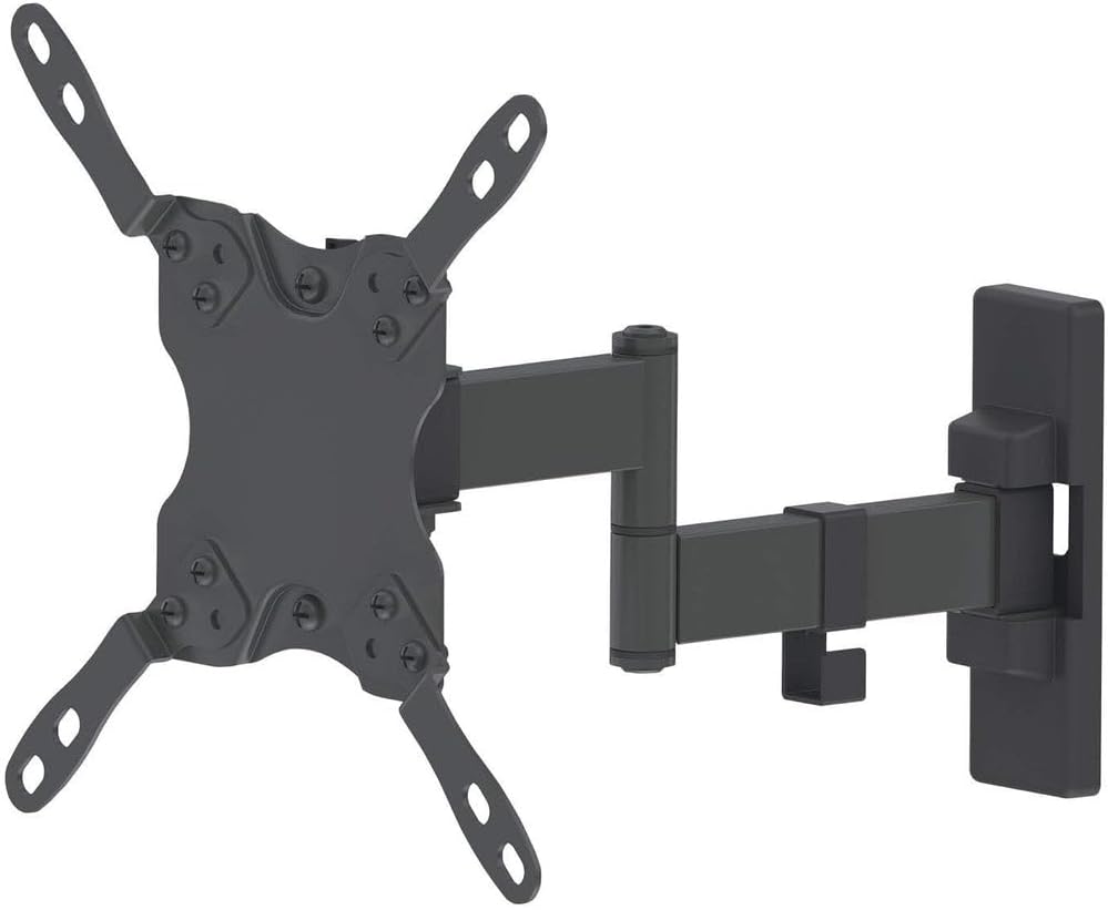Manhattan Universal Wall Mounted TV Hardware Flat Panel TV Arm Double Arm Black 461405