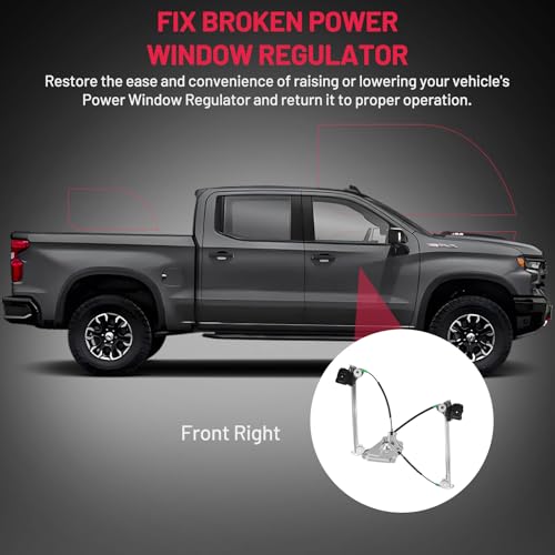 Image of BDFHYK 752-259 Power Window Regulator Without Motor Front Right Compatible with Ford Mustang 2010-2014