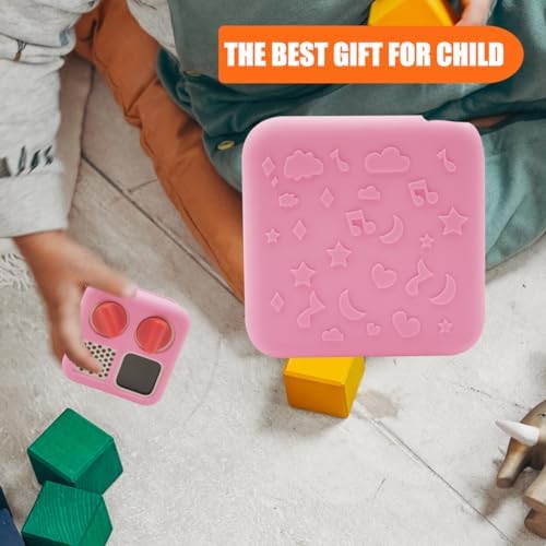 Anti-Slip Silicone Cover for YOTO Mini Audio Player, Protective Sleeve Case for Mini Player; Accessory for Kids Music Players (Case Only) (Pink) 5 41DML ukFyL. AC