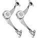 douper Folding Lid Support Tilt Up Door Hinge Kit Opened Length 7-7/10" Pack of 2