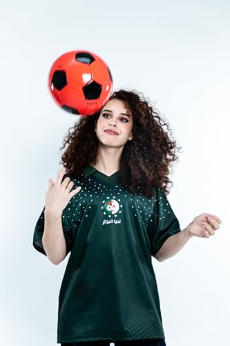 Maillot Algérie Rétro Rose ou Blanc, collection Tahia Djazair pour supporter les Fennecs - 5
