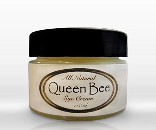 Queen Bee Under Eye Cream All-natural - Removes Dark Circles , Wrinkles Around the Eyes Naturally, Organic Anti Wrinkle Net Wt. 1 Zo / 28 G.