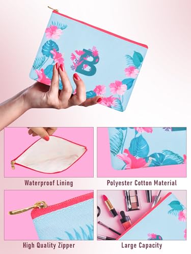 Image of DOODLE Monogram B Diary Gift Set - B6 Soft Bound Ruled Notebook with Tote Bag & Zipper Pouch - Premium Stationery Gift for Women & Girls