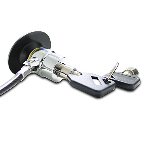 Chargetech Anti-Theft Security Hardware Cable Lock Kit For Laptop, Macbook, Ipad, Tablets - Device Locking Cable With Universal Compatibility For Computer Monitors, Laptops, Notebook Tablet, Phones #TOP3