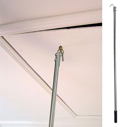 Cable multiusos para escaleras del ático con gancho resistente de acceso a loft 4