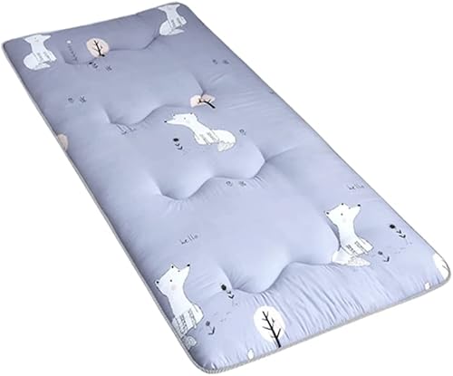 Miniatura 15 de ZWDYY Colchón de futón japonés, colchón enrollable para dormitorio de estudiantes, colchón para cama de suelo, colchón, colchón plegable tatami,