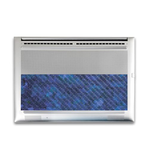 Image of Carbon Fiber Gaming Skin Compatible with HP Envy x360 16 inch (2023) - Blue Ice - Premium 3M Vinyl Protective Wrap Decal Cover - Easy to Apply | Crafted in The USA by MightySkins