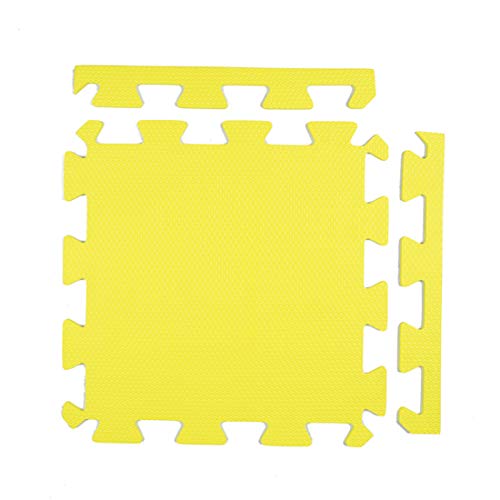 Tatame Tapete EVA Loja da Maria 50x50x2cm 20mm Amarelo
