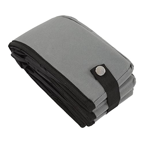 Arenero plegable portátil para gatos gris miniatura 2