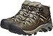 Keen Adults - US SHOES KEEN Herren Targhee 2 Mid Waterproof Wanderstiefel, Black Olive/Yellow, 48.5 EU